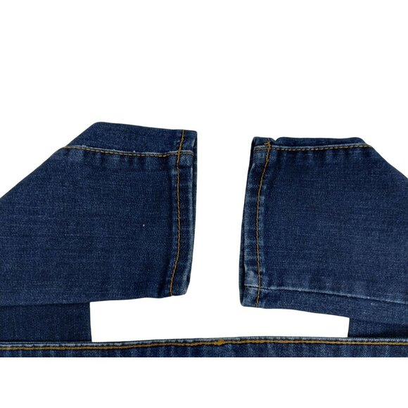 Old Navy Womens 8 Regular Rock Star Mid Rise Denim Straight Leg Jeans - Picture 7 of 8